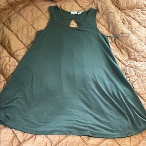 Sigrid Olsen Sleeveless Dark Green Dress